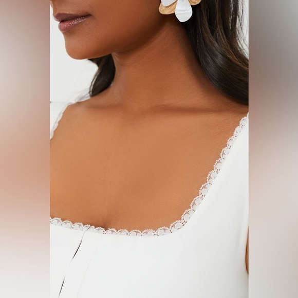 Tuckernuck O.P.T One Pretty Time White Giada Midi Dress Size XS - Picture 4 of 12